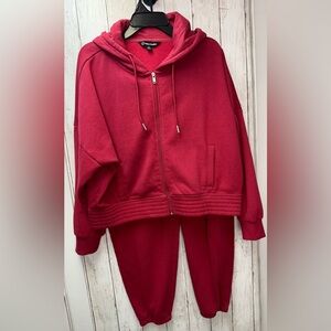 Ease of motion Red Hooded Tracksuit size XL
